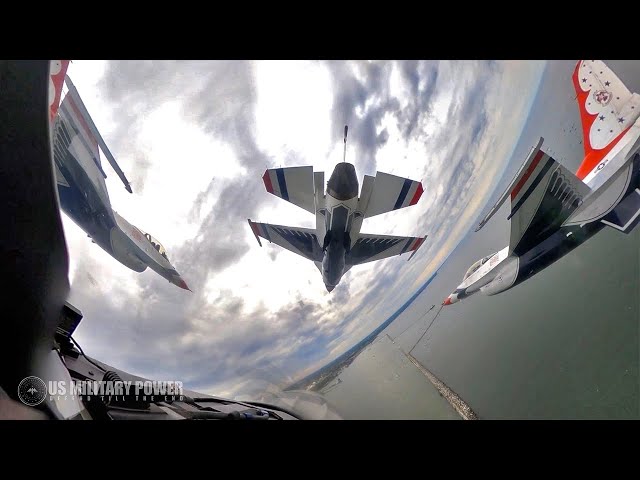 Amazing Footage Inside the US Air Force Thunderbirds Cockpit