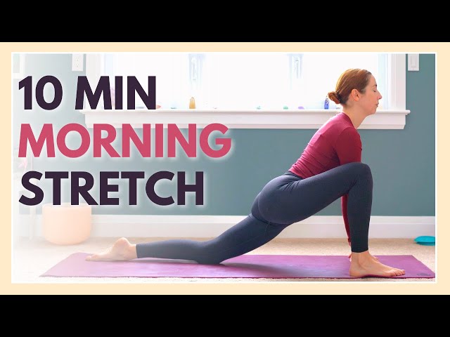 10 min Morning Yoga for Hips - ALL LEVELS & NO PROPS