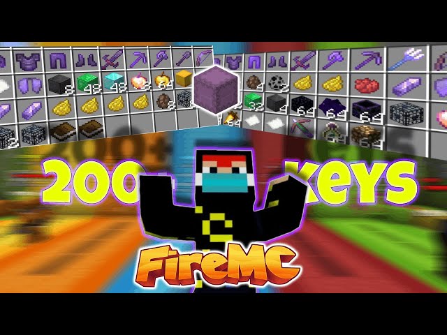 OPENING 200+ Keys In @PSD1's Server FIRE MC