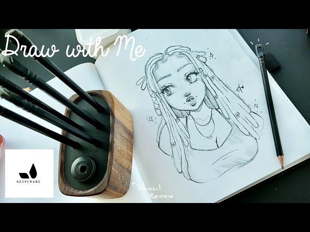 Drawing with Grovemade x Blackwing Pencil Set + GIVEAWAY | Unbox & Review ✍🏽💕