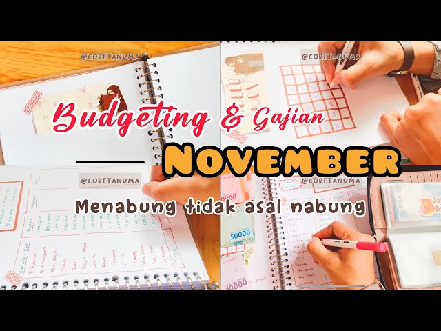 Budgeting November 2022 | Menabung tidak asal nabung