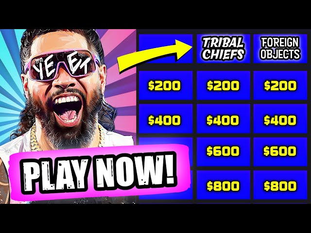 Wrestling Jeopardy! Test Your WWE Knowledge & More