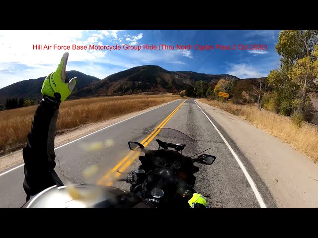 Hill Air Force Base Motorcycle Group Ride thru North Ogden Pass 2 Oct 2020 part 1 in 360