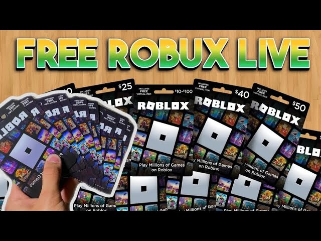 🔴 FREE 100,000 ROBUX GIVEAWAY LIVE! (Roblox)