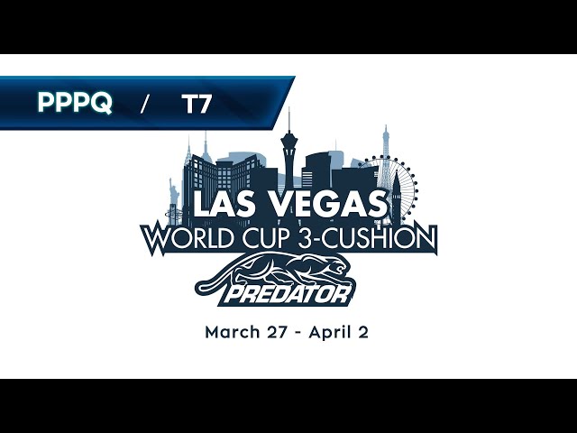 [Table 7] Las Vegas World Cup 3-Cushion 2022 - PPPQ