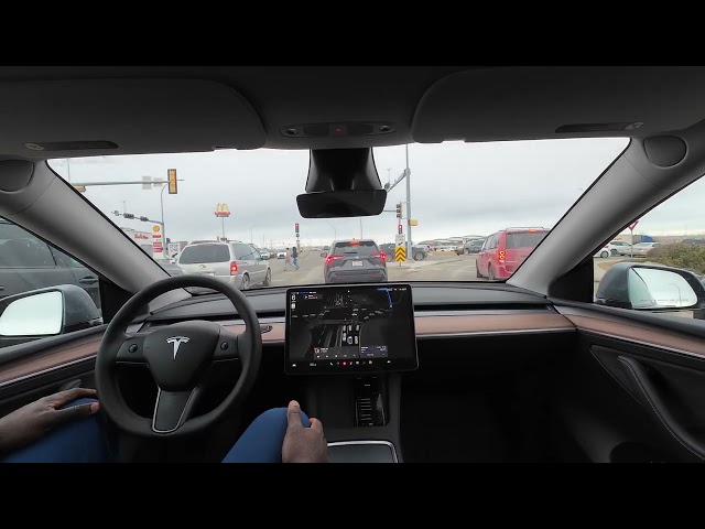 Tesla FSD 13.2.2 | Boxing Day Madness Part 1 | Dealing With Irrational Drivers |