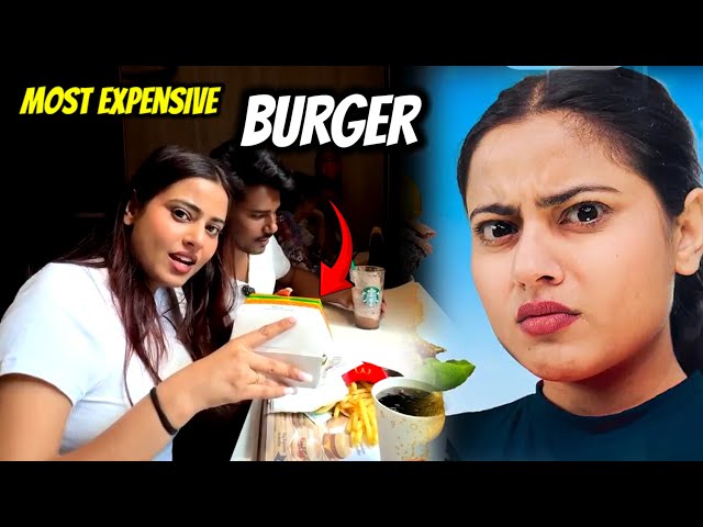 I Tried Most Expensive Burger With Mayank 😋