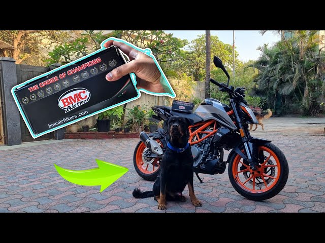 Installing BMC Air Filter On KTM Duke 390 BS6 - Advantages & Facts