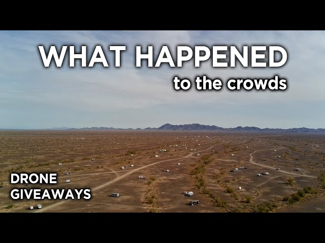 It's Deserted Again: Quartzsite Has Been Abandoned | Drone Giveaways