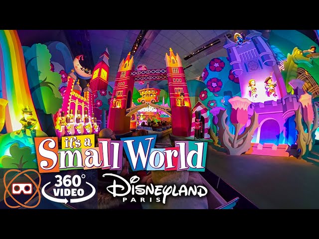 [5K 360] it's a Small World Ride - Disneyland Paris 360° POV