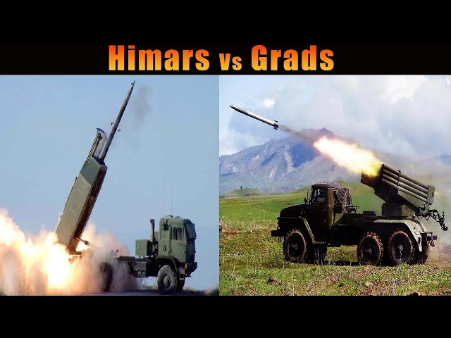 HIMARS vs Grads (Animated)