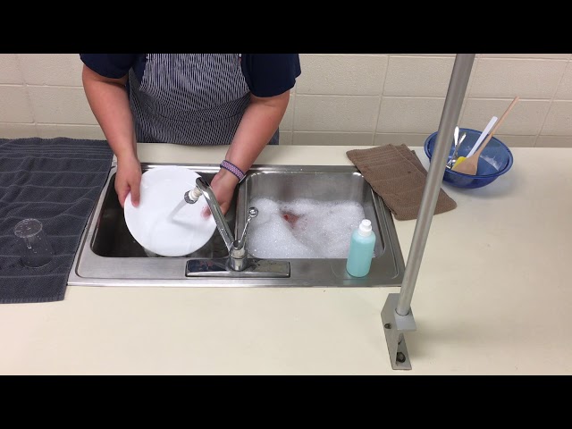 Washing Dishes in the FACS Classroom