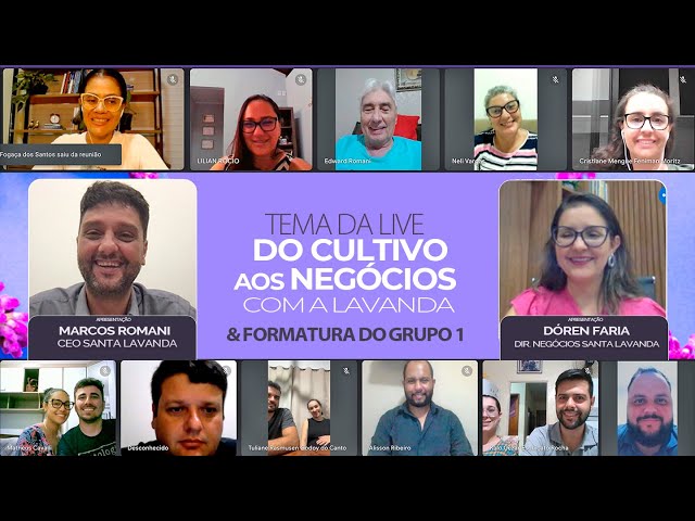 LIVE 01: VAMOS FALAR DE LAVANDA! TEMA: DO CULTIVO AOS NEGÓCIOS | A Santa Lavanda