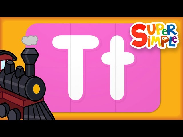 Learn Letter T | Turn & Learn ABCs | ​​🌈 Super Simple ABCs