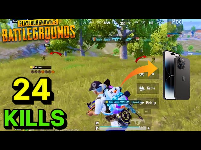 IPhone 14 Pro Max PUBG MOBILE 5 Finger + Full Gyro | Gameplay #4