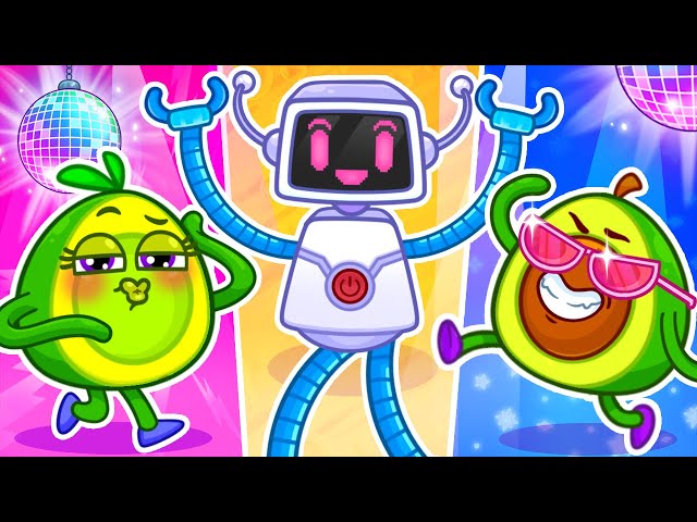 🤩 Robot Dance Cha-Cha-Cha 🤖💃|| Best Kids Cartoon by Pit & Penny Stories 🥑💖