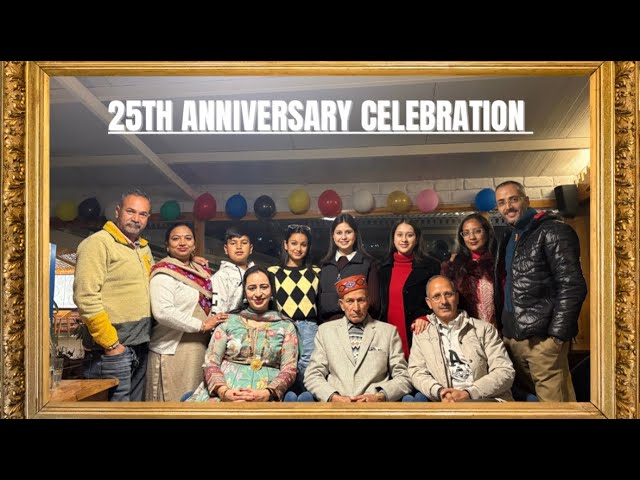 A Beautiful 25th Anniversary Celebration with Cake, Dinner & Family Time | Surprising My Parents!❤️🥳