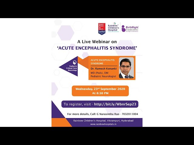 Acute Encephalitis Syndrome | Rainbow Children's Hospital