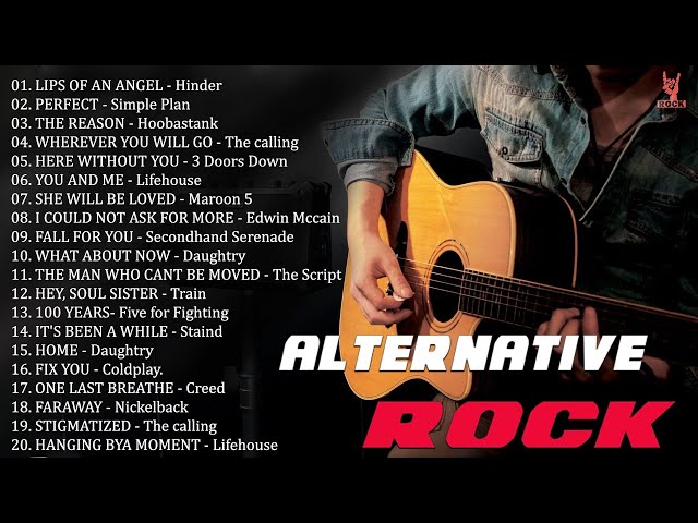 Slow Rock | Alternative Rock in 2000s | Simple Plan, Hoobastank, The Calling, Howie Day, Linkin Park