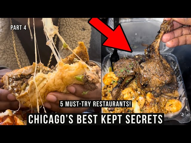 🤤🔥5 Must-Try Chicago Restaurants! Part 4: BLACK OWNED, SOUL FOOD, PHILLIES & MORE🔥