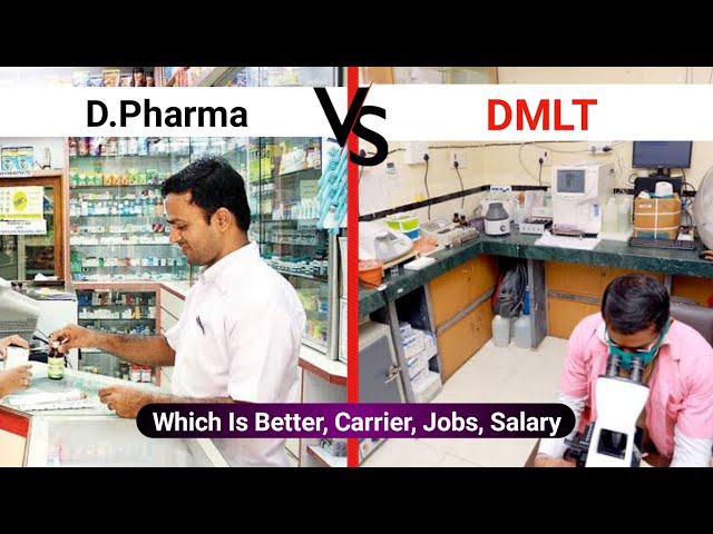 DMLT Vs D.Pharma which is better #dmlt #d.pharm