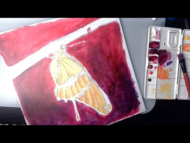 Let's Do Some Acrylic Work: Butterfly Painting After 2 Years 🦋🎨 | Live Art Session