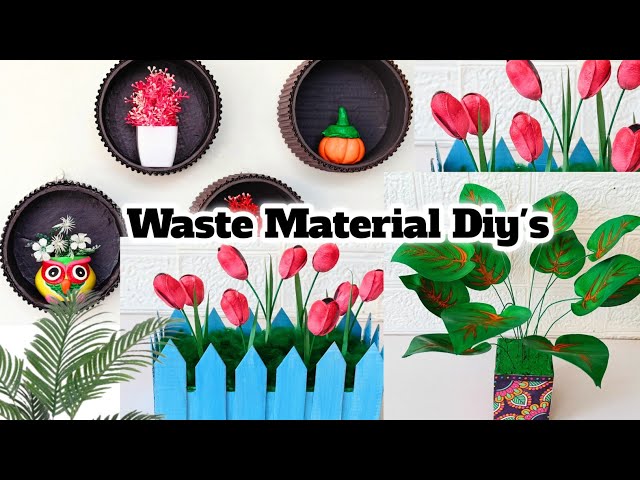 Waste material craft ideas|| home decor|| best out of waste