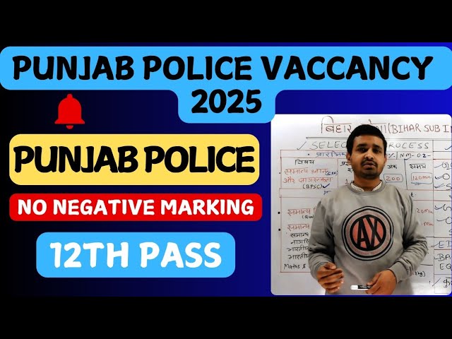 Punjab Police Constable Vaccancy 2025 | Punjab Police | NAUKARI TRICKS BITTU