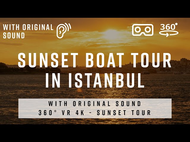 Private Sunset Boat Tour in Istanbul, Turkey | Exclusive 360° Boat Experience