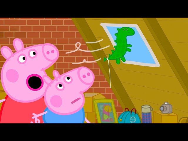 George Loses His Dinosaur Balloon 🎈 | Peppa Pig Official Full Episodes