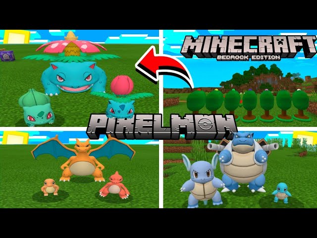 LANÇOU! NOVO ADDON DE POKEMON IDENTICO AO PC! MODELOS 3D, E UM SISTEMA INCRIVEL! MINECRAFT PE/BE