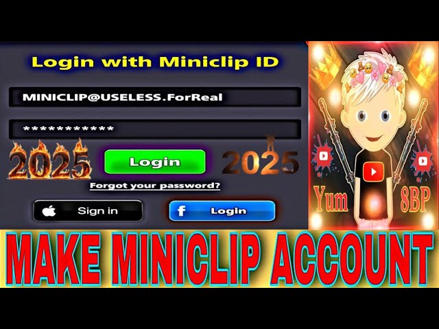 How to create miniclip account in 8 ball pool 2025 🔥 | create mini clip account new method 2025 ￼