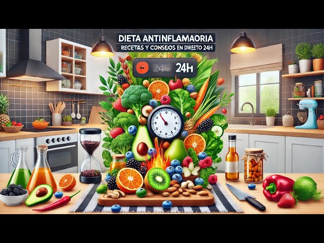 Dieta Antiinflamatoria: 24h de Recetas, Consejos y Trucos