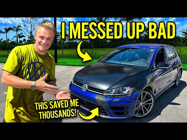 REBUILDING A WRECKED VOLKSWAGEN GOLF R | PT 4