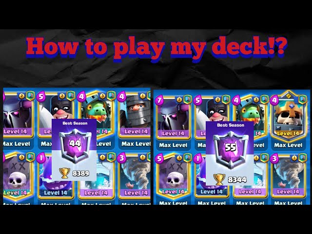 [Clash Royale]How to play pekka graveyard!?(with English and Japanese subtitles)