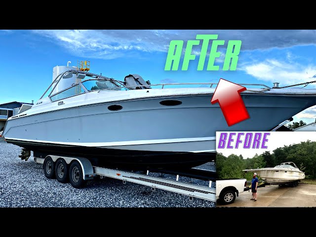 I Blew Up My Boat Up! Here’s How I Fixed It! 1992 Sea Ray 380 Sun Sport | Boat Restoration