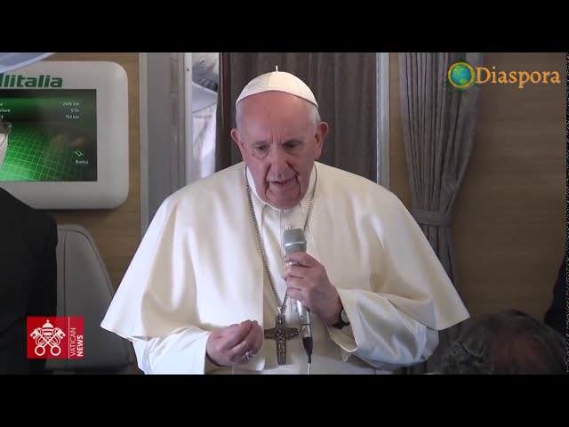 Pope Francisco talks about Lebanon with emotion 09 03 2021