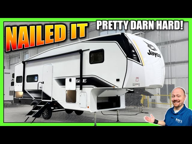 UNDER 30ft New more AFFORDABLE Jayco Fifth Wheel! 2025 Eagle SLE 24MLE for Couple's Camping