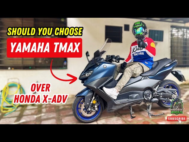 YAMAHA TMAX Review and Test Ride | Is this BETTER than Honda X-ADV?