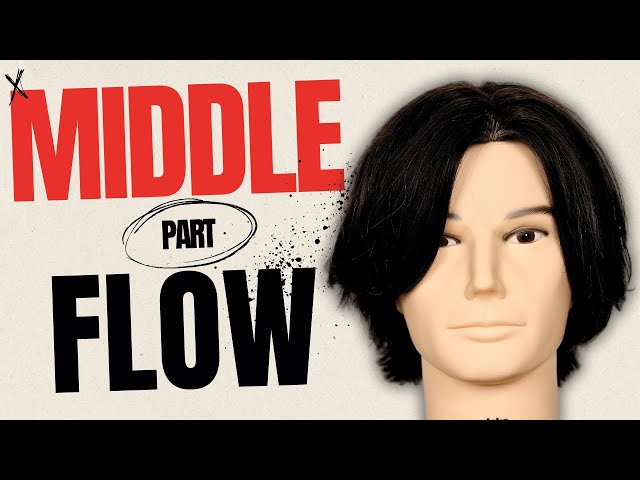 Middle Part Flow Haircut Tutorial