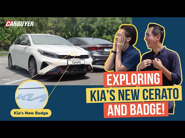 The new 2021 Kia Cerato and new Kia badge! | CarBuyer Singapore