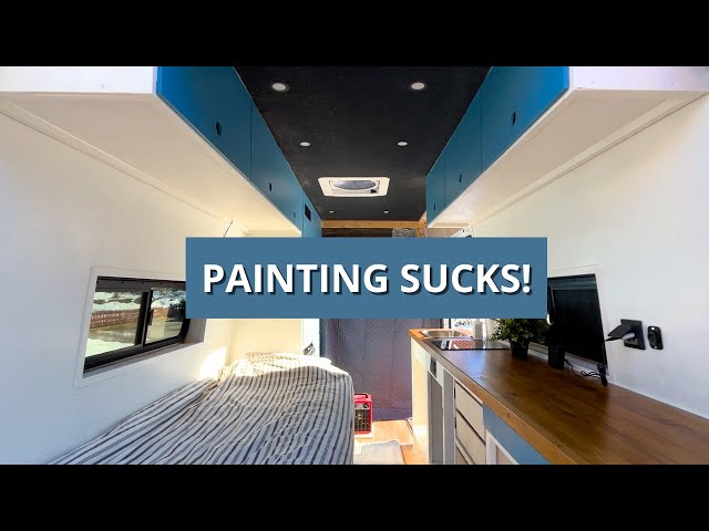 A lot Of PAINTING In My Camper Van! | One Road - EP15