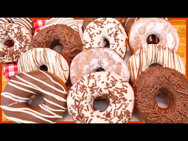 O MELHOR DONUTS DO MUNDO - MEGA MACIO - SUPER FÁCIL DE FAZER - Receitas de Pai