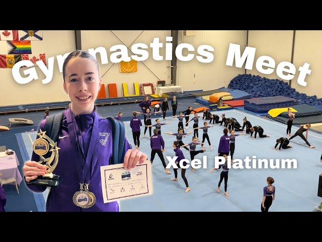 Xcel Platinum Gymnastics Meet!! 🤸‍♀️🥇 I got a big SHOCK in the results!! 😲🫢😱