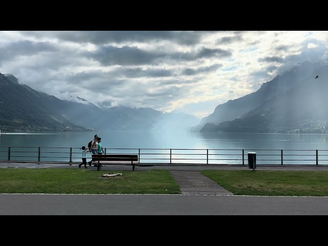 Walking in paradise! #switzerland #lakebrienz