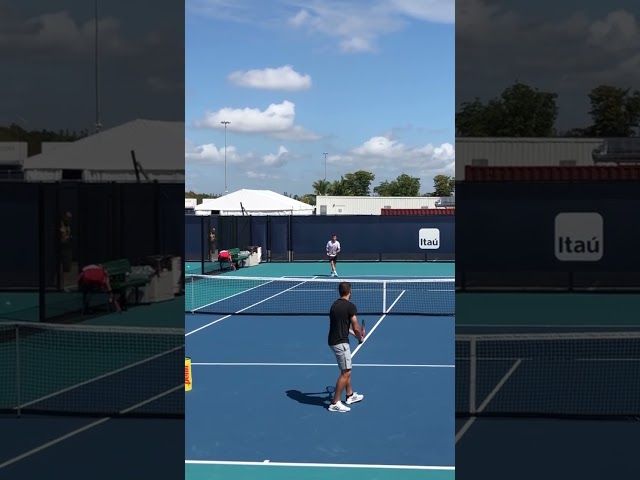 Training Return of Serve.  Grigor Dimitrov. #tennis #serve #return #grigordimitrov #dimitrov