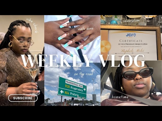 WEEKLY VLOG: MEET MY SIBLINGS♥️| Hair&Nails💅🏾 | End Year Dinner🥂