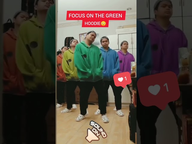 Focus on the guy in green hoodie