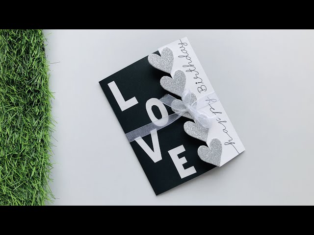 Beautiful Handmade Birthday Card Ideas for Boyfriend/Birthday Card For Hubby @Art & Craft By Tulsi