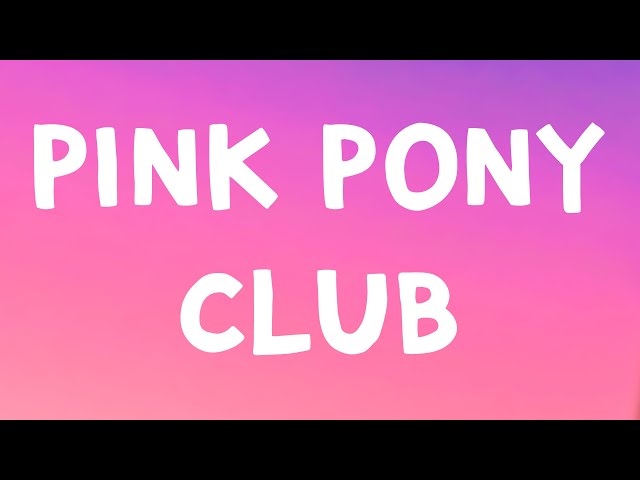 Chappell Roan - Pink Pony Club (Lyrics)